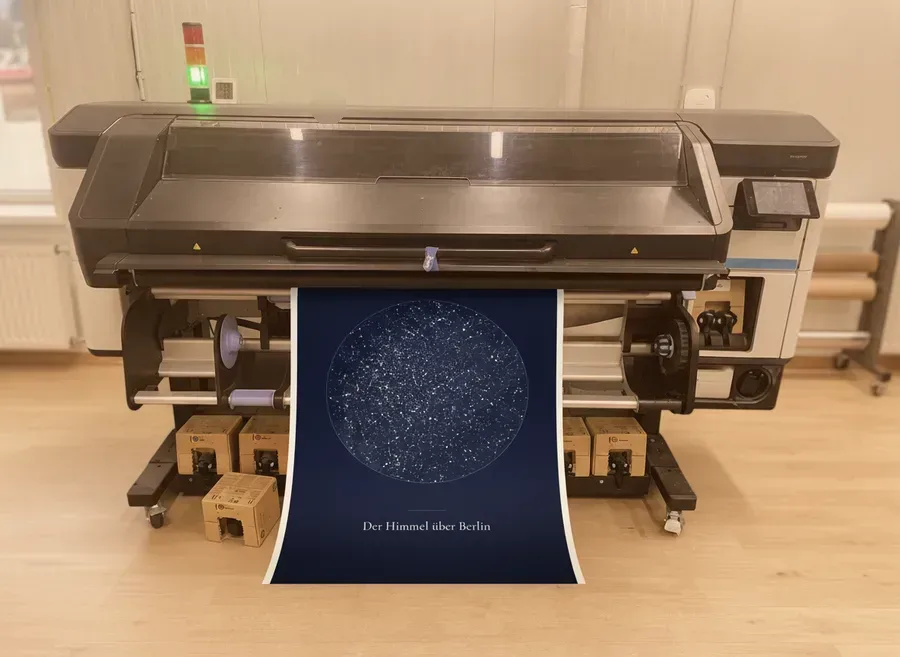Fine-Art-Druck der Sternenkarte